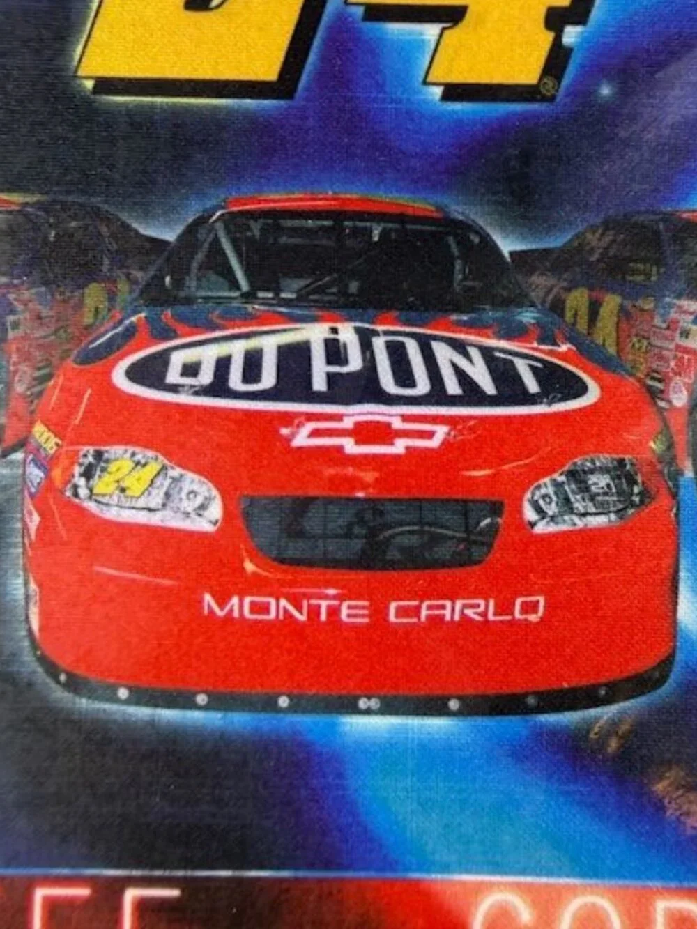 Vintage NASCAR Jeff Gordon 24 Dupont Mousepad